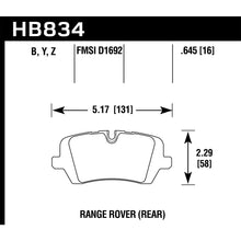 Load image into Gallery viewer, Hawk-13-16-Land-Rover-Range-Rover--14-16-Land-Rover-Range-Rover-Sport-Lts-Street-Rear-Brake-Pad