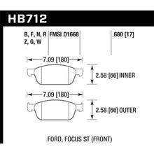 Load image into Gallery viewer, Hawk-13-Ford-Focus-Street-5.0-Front-Brake-Pads