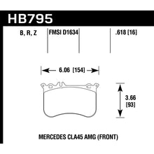 Load image into Gallery viewer, Hawk-14-17-Mercedes-Benz-Cla-45-Amg-Performance-Ceramic-Street-Front-Brake-Pads