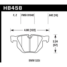 Load image into Gallery viewer, Hawk-15-16-Bmw-X5-Xdrive35dXdrive35i--15-16-Bmw-X6-Xdrive35iSdrive35i-Hps-5.0-Rear-Brake-Pads
