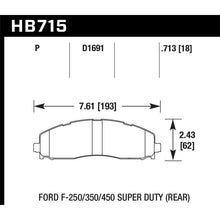 Load image into Gallery viewer, Hawk-15-17-Ford-F-250350-Lts-Street-Rear-Brake-Pads