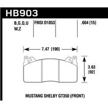 Load image into Gallery viewer, Hawk-15-17-Ford-Mustang-Shelby-Gt350Gt350r-Performance-Ceramic-Front-Brake-Pads