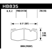 Load image into Gallery viewer, Hawk-15-19-Bmw-X6-M-Performance-Ceramic-Street-Front-Brake-Pads