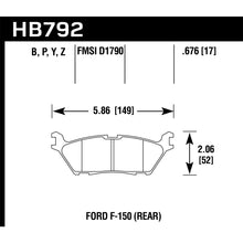 Load image into Gallery viewer, Hawk-15-Ford-F-150-Performance-Ceramic-Street-Rear-Brake-Pads
