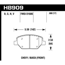 Load image into Gallery viewer, Hawk-16-18-Chevrolet-Camaro-Hps-5.0-Front-Brake-Pads