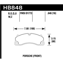 Load image into Gallery viewer, Hawk-16-19-Porsche-911-4.0L-ExcCayman-3.8L-2016-Porsche-Cayman-Dtc-80-Front-Brake-Pads