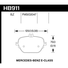 Load image into Gallery viewer, Hawk-17-18-Mercedes-Benz-E43-Amg-4Matic-3.0L-Performance-Ceramic-Street-Rear-Brake-Pads