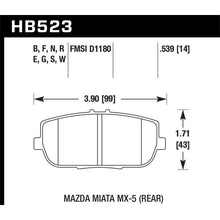 Load image into Gallery viewer, Hawk-17-19-Fiat-124-Spider-1.4L-Abarth-Rear-Er-1-Brake-Pads