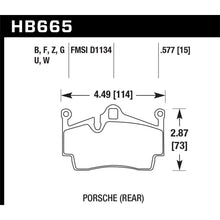 Load image into Gallery viewer, Hawk-17-20-Porsche-718-Boxster-2.0L-Base-Exc.Ceramic-Composite-Brakes-Rear-Er-1-Brake-Pads