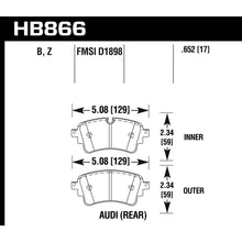 Load image into Gallery viewer, Hawk-18-19-Audi-S5-Hps-5.0-Rear-Brake-Pads