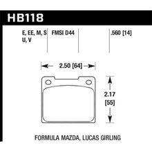 Load image into Gallery viewer, Hawk-1978-Volvo-242-Black-Race-Front-Brake-Pads