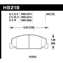 Load image into Gallery viewer, Hawk-1985-Honda-Accord-1.8L-Base-Organic-Brakes-Front-Er-1-Brake-Pads