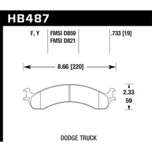 Load image into Gallery viewer, Hawk-2001-Ram-2500-Pick-Hps-Street-Rear-Brake-Pads