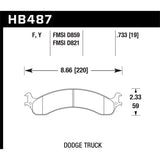 Hawk Performance HB487F.733 HPS Disc Brake Pad