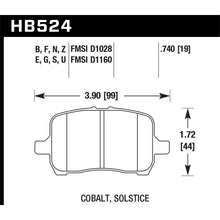 Load image into Gallery viewer, Hawk-2005-2007-Chevrolet-Cobalt-Ss-(Standard-Brakes)-Hps-5.0-Front-Brake-Pads