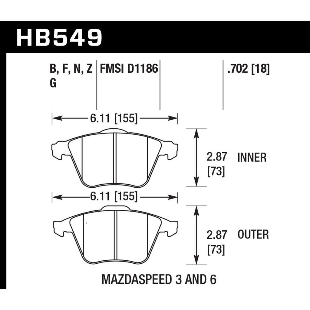 Hawk-2007-2013-Mazda-3-Mazdaspeed-Hps-5.0-Front-Brake-Pads