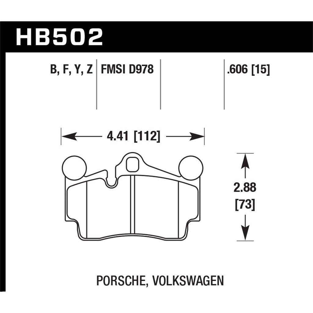 Hawk-2007-2014-Audi-Q7-Premium-Hps-5.0-Rear-Brake-Pads