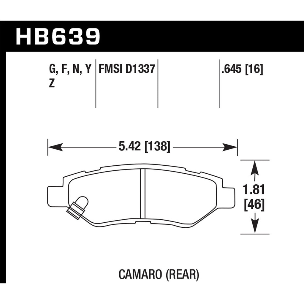 Hawk-2008-14-Cadillac-Cts--10-15-Chevy-Camaro-Hps-5.0-Rear-Brake-Pads