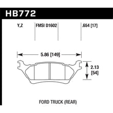 Load image into Gallery viewer, Hawk-2012-2016-Ford-F-150--Full-Size-Trucks-And-Suv---Lts-Street-Brake-Pads