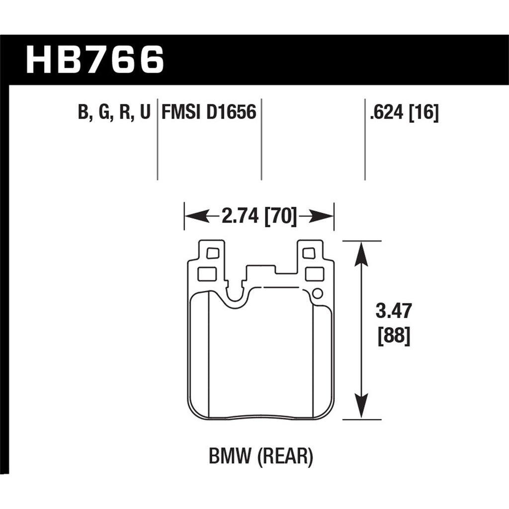 Hawk-2014-Bmw-228I-2.0L-Base-Blue-Painted-Caliper-Rear-Er-1-Brake-Pads