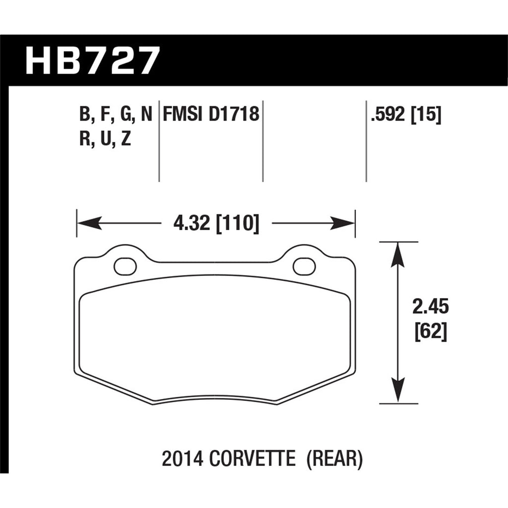 Hawk-2014-Chevrolet-Corvette-Hps-Rear-Brake-Pads