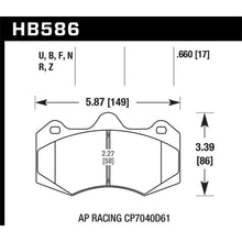 Load image into Gallery viewer, Hawk-2014-Mcclaren-Mp4-12C-(Spider)-Dtc-60-Rear-Race-Brake-Pads