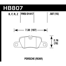 Load image into Gallery viewer, Hawk-2014-Porsche-911-Performance-Ceramic-Street-Rear-Brake-Pads