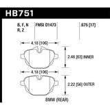 Hawk Performance HB751B.675 HPS 5.0 Disc Brake Pad