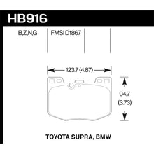 Load image into Gallery viewer, Hawk-2020-Toyota-Supra--19-20-Bmw-Z4-Dtc-60-Front-Brake-Pads