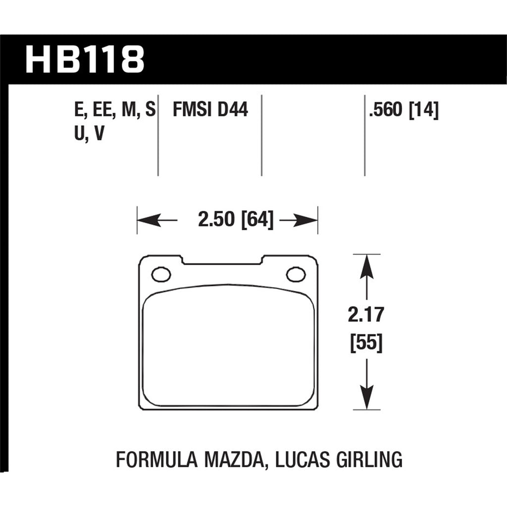 Hawk-65-80-Triumph-Spitfire-(MkiiiMkiv)-Dtc-70-Race-Front-Brake-Pads