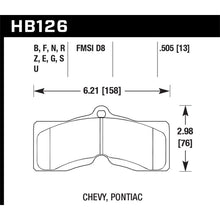 Load image into Gallery viewer, Hawk-77-82-Chevrolet-Corvette-Dtc-60-Race-Rear-Brake-Pads