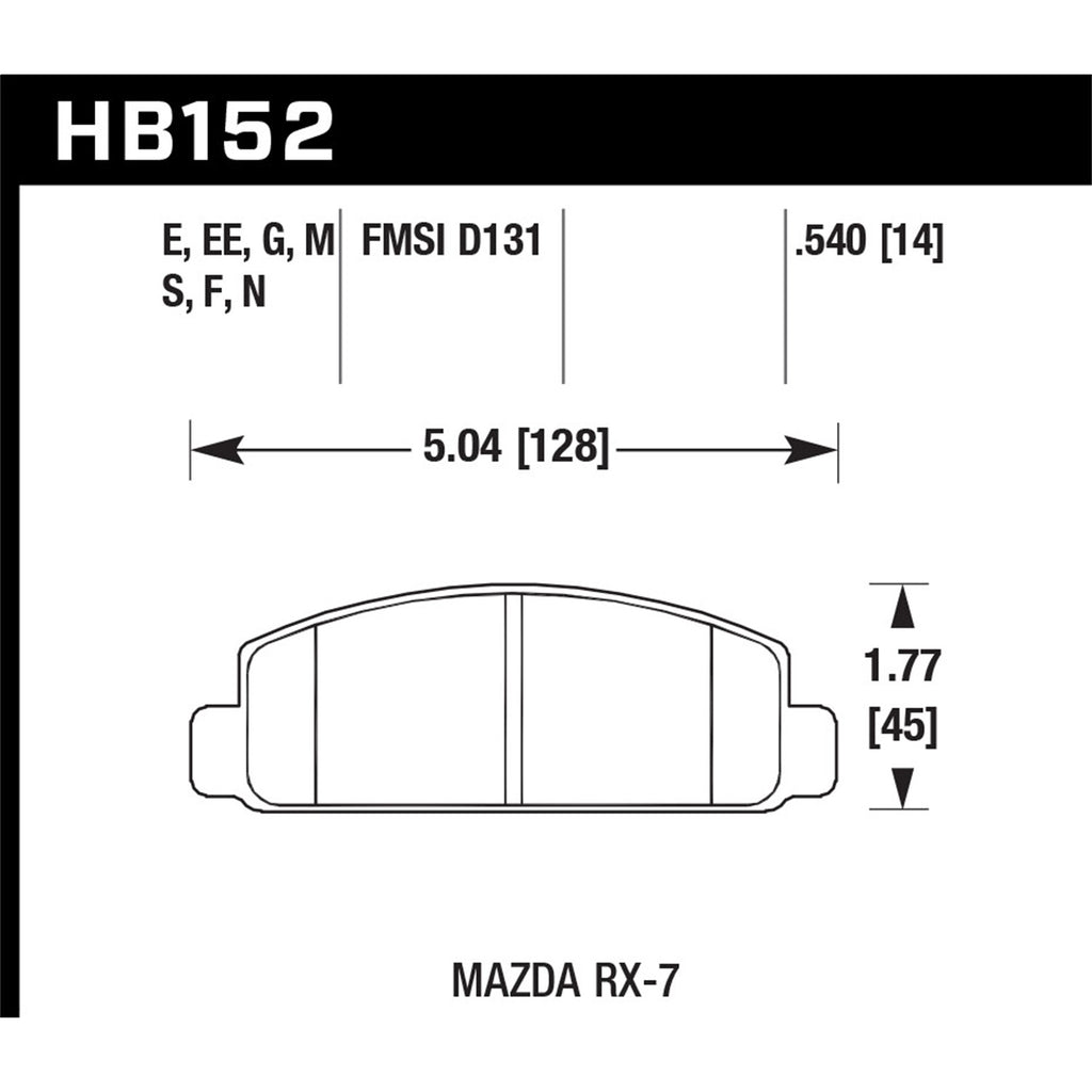 Hawk-84-91-Mazda-Rx-7-Dtc-60-Race-Front-Brake-Pads