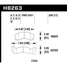 Load image into Gallery viewer, Hawk-87-93-Ford-Mustang-Gt-Blue-9012-Race-Front-Brake-Pads