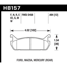 Load image into Gallery viewer, Hawk-89-93-Mazda-MiataMx-5-1.6L-Black-Race-Rear-Brake-Pads