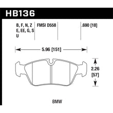 Load image into Gallery viewer, Hawk-92-99-Bmw-318-Series--01-07-325-Series--98-00-328-Series-Blue-9012-Race-Front-Brake-Pads