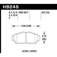 Load image into Gallery viewer, Hawk-94-01-Acura-Integra-(Excl-Type-R)-Hp-Street-Front-Brake-Pads