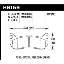 Load image into Gallery viewer, Hawk-94-05-Miata--01-05-Normal-Suspension-Performance-Ceramic-Street-Rear-Brake-Pads-(D636)