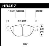 Hawk Performance HB497D.776 ER-1 Disc Brake Pad
