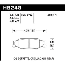 Load image into Gallery viewer, Hawk-97-06-Corvette-(Incl-C5-Z06)-Hps-Street-Rear-Brake-Pads