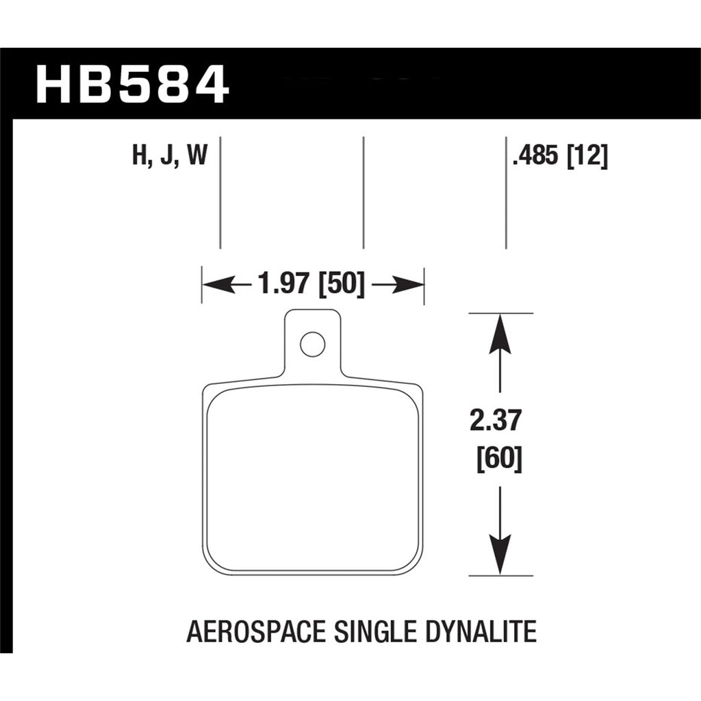 Hawk-Aerospace-Single-Dynalite-Hps-5.0-Street-Brake-Pads