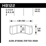 Hawk Performance HB122D.710 ER-1 Disc Brake Pad