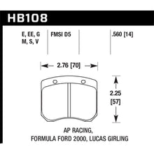 Load image into Gallery viewer, Hawk-Ap-Racing-14Mm-Blue-9012-Race-Brake-Pads