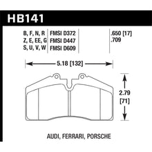 Load image into Gallery viewer, Hawk-AudiPorsche-Rear-And-St-40-Hp-Street-Brake-Pads
