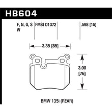 Load image into Gallery viewer, Hawk-Bmw-135I-Ht-10-Race-Rear-Brake-Pads