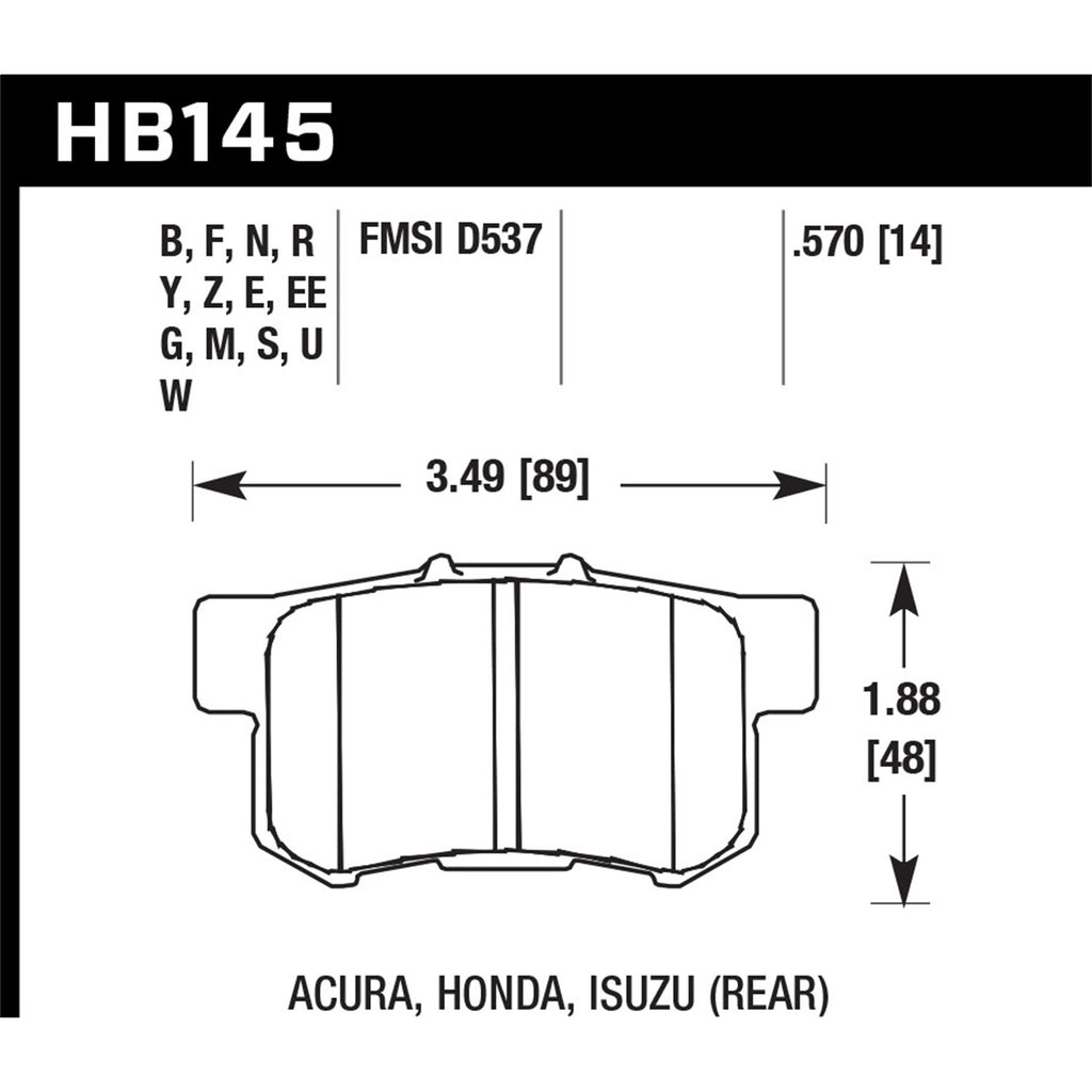 Hawk-HondaAcuraSuzuki-Er-1-Endurance-Racing-Brake-Pads-(Track-Only)