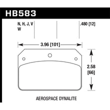 Load image into Gallery viewer, Hawk-Hp-Aerospace-Dynalite-W-0.218In-Hole-Brake-Pads