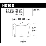Hawk Performance HB169N.560 HP Plus Disc Brake Pad