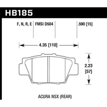 Load image into Gallery viewer, Hawk-Hps-5.0-Street-Brake-Pads---Rear