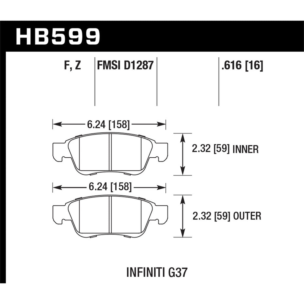 Hawk-Infiniti-G35-SportG37-Hps-Street-Front-Brake-Pads