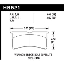 Load image into Gallery viewer, Hawk-Wilwood-Bb-Sl-7421-Hps-5.0-Brake-Pads